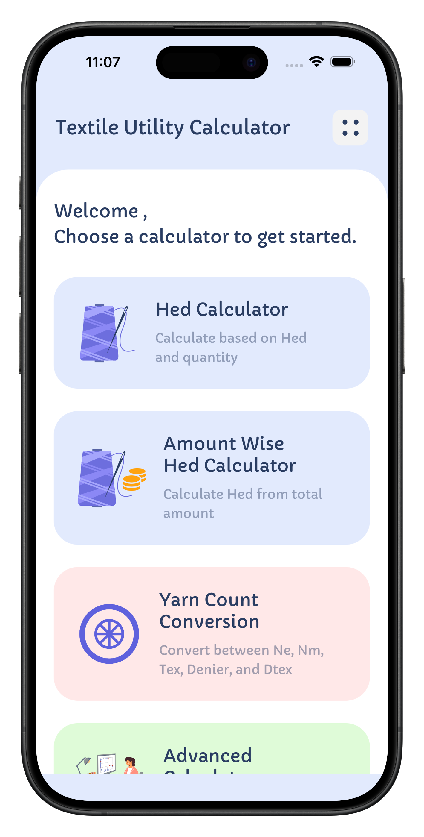 textile-utility-calculator-application